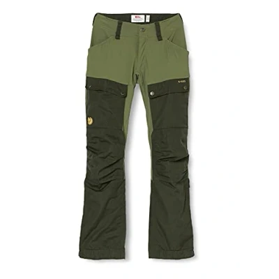 Abbildung von Fjällräven Womens Keb Trousers Curved W Short Pants, Grün (Deep Forest Laurel Green), 40