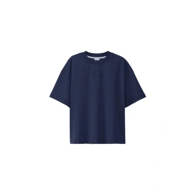 Abbildung von hessnatur Nachtwäsche Shirt, Damen, Größe: 36, Dunkelblau