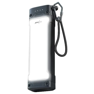 Abbildung von revolt LED Leuchten: Outdoor USB Powerbank mit 20.000 mAh, Licht, C PD 20 W, (Powerbank Taschenlampe, Schnelllade Powerbank, Arbeitsleuchte)