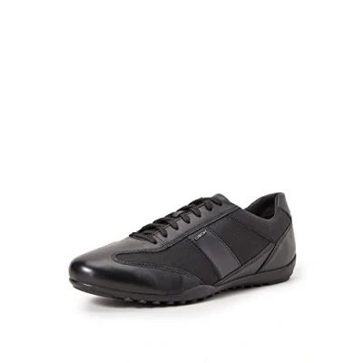 Abbildung von Geox Herren U Wells A Sneakers, Schwarz, 42 EU
