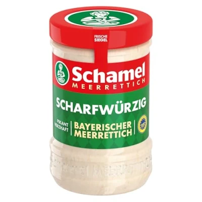 Abbildung von Schamel Meerrettich Scharfwürzig 12er Pack; 12 x145g Glas