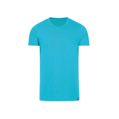 Abbildung von Trigema Herren 602201 T Shirt, Azur, Standard