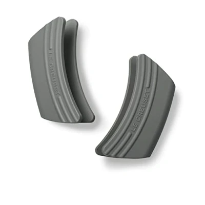 Abbildung von Le Creuset Silikon Topf Griffschutz, 2er Set Flint