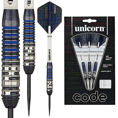 Abbildung von Unicorn Code Steel Dart, blau, 21g