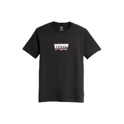 Abbildung von Levi&#039;s Graphic Crewneck TEE Tshirt print, Herren, Größe: Small, Chrome caviar