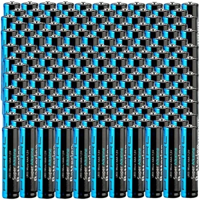 Abbildung von PEARL 200er Set Super Alkaline Batterien Typ AAA/Micro, 1,5 Volt