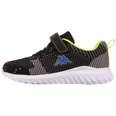 Abbildung von Kappa Trainingsschuh für Kinder, Größe: 25, Black/blue Schuhe