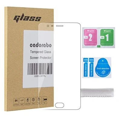 Abbildung von Cadorabo Panzer Schutz Glas für OnePlus 3 / 3T Schutzfolie in Ultra Klar Hüllen freundlich Gehärtetes (Tempered) Dipslayschutz Folie 9H Härte Anti Kratzer