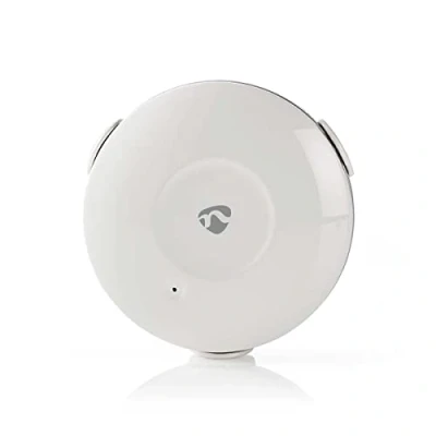 Abbildung von Nedis WLAN Wassermelder (WIFIDW10WT) [batteriebetrieben, kein Hub nötig, Audioalarm, Push Nachricht)
