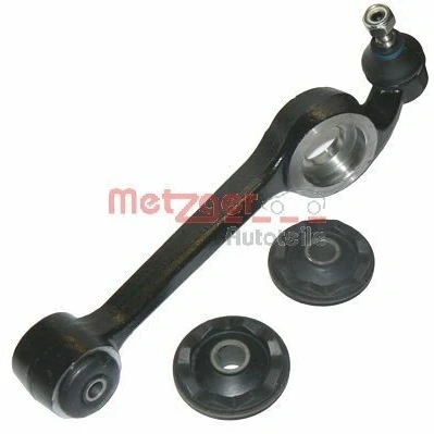 Abbildung von METZGER 58031112 Querlenker KIT + mit Trag /Führungsgelenk, Gummilager Vorderachse rechts, unten FORD: Sierra Mk2 Limousine
