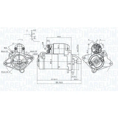 Abbildung von Starter MAGNETI MARELLI 063721415010