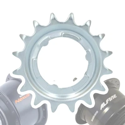Abbildung von F26 Shimano Fahrrad Nexus/Alfine Getriebenaben Verschleiss Teil Service Wartung Austausch Naben Ersatz Ritzel (Silber 16 Zähne)