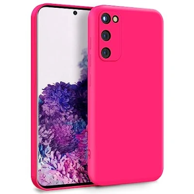 Abbildung von MyGadget Hülle für Samsung Galaxy S20 FE Zweilagige Handyhülle mit Kameraschutz Cover Innenfutter &amp; Silikon außen Pink