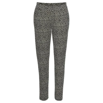 Abbildung von s.Oliver Strandhose, mit Blumendruck und Taschen, leichte Jerseyhose