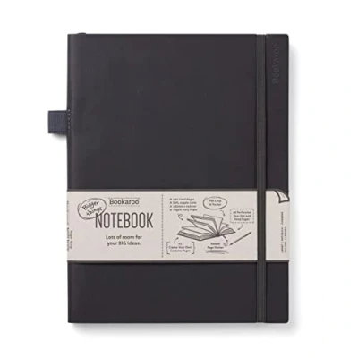 Abbildung von IF Bookaroo Bigger Things Notizbuch, Schwarz