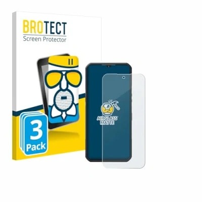Abbildung von BROTECT Entspiegelungs Schutzglas für Oukitel WP35 5G (3 Stück) Schutz Folie Panzerfolie Glas Matt [Extrem Kratzfest 9H, Anti Reflex]