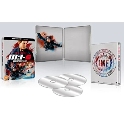 Abbildung von Mission: Impossible 6 Fallout 4K UHD + Blu ray Steelbook [Region A &amp; B C]