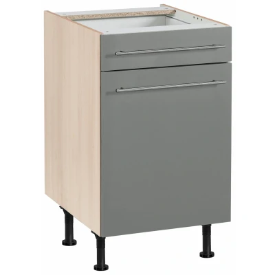 Abbildung von OPTIFIT Unterschrank &quot;Bern&quot;, 50 cm breit, mit Tür und Schubkasten, höhenverstellbare Füße