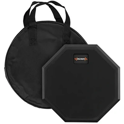 Abbildung von World Rhythm 8&quot; Drum Übungspad 8 Inch einseitiges Silent Pad für Anfänger mit Tragetasche