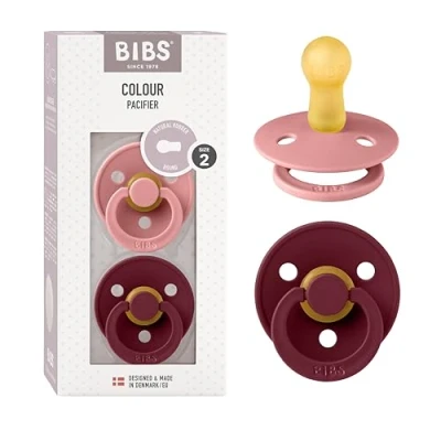 Abbildung von BIBS Colour 2 Pack Dusty Pink/Elderberry Spenen Maat