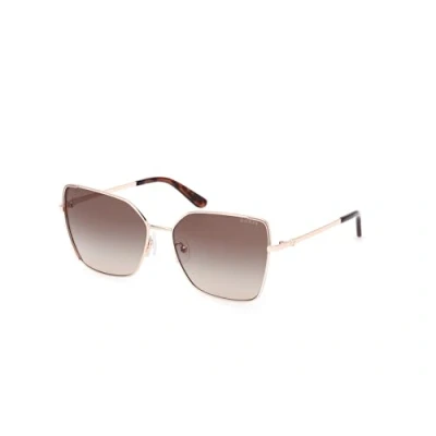 Abbildung von Guess Sonnenbrille, Damen, Größe: 59, Gold brown