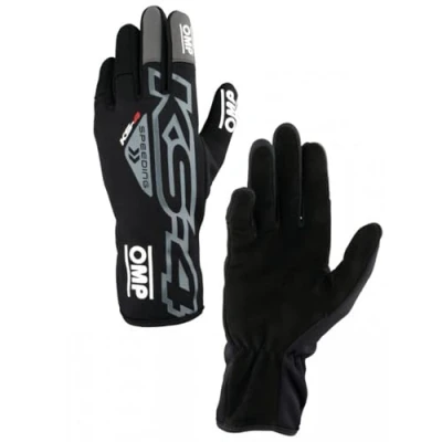 Abbildung von Ompracing Omp Kart KS 4 Handschuhe, Schwarz, Größe XS