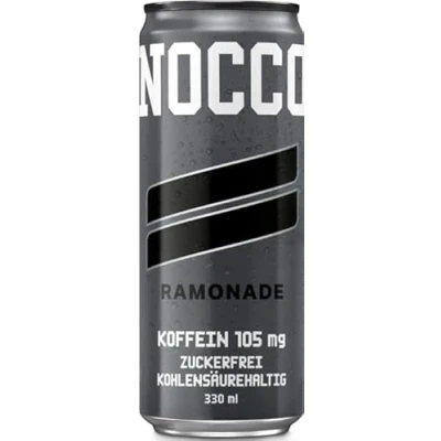 Abbildung von 24 Dose NOCCO BCAA Drink Ramonade Buxtrade 330 ml 105 mg Koffein