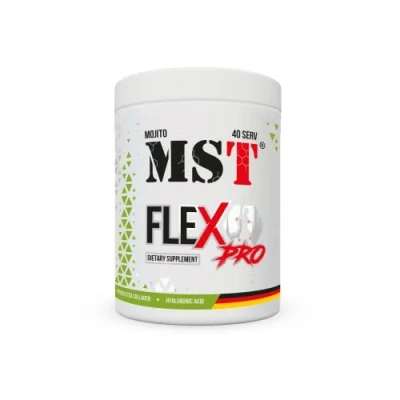 Abbildung von Flex Pro pulver Glucosamine Chondroitin MSM Kollagen hydrolysed Vitamin C D3 (Mojito)