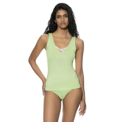Abbildung von mey Serie Pretty Sense Unterhemd/shirt, Damen, Größe: 46/48, Pistachio cream