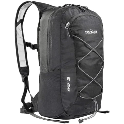 Abbildung von Tatonka Fahrradrucksack Baix 15L Kleiner, leichter Outdoor Rucksack mit Helmhalterung und 15 Liter Volumen Damen Herren blau