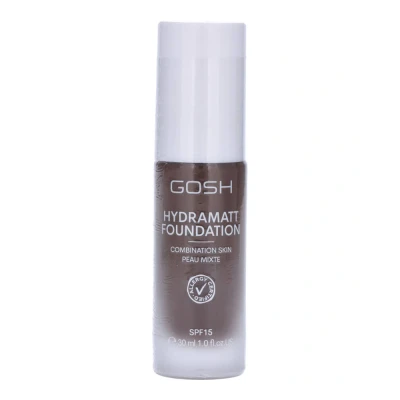 Abbildung von GOSH Foundation mit LSF 15 für helle &amp; dunkle Haut, vegan I Mattierendes Make up trockene, sensible ölige Haut wisch und schweißfest, ölfrei Deckkraft regulierbar, kein Maskeneffekt 020N