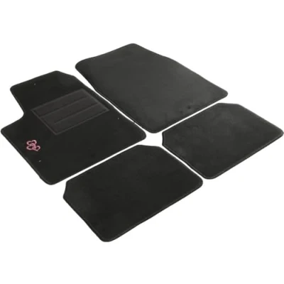 Abbildung von START FUNNY HEART 8506 Fußmattensatz Textil, PP (Polypropylen) vorne und hinten 4 schwarz