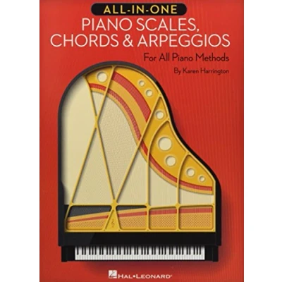 Abbildung von All In One Piano Scales Chords &amp; Arpeggios For Methods (Book): Lehrmaterial für Klavier