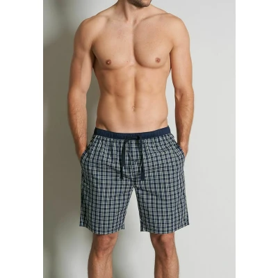 Abbildung von TOM Tailor Kurze Bermuda MIT Eingriff Knopf BI Nachtwäsche Hose, Herren, Größe: 56, Dunkelblau kariert
