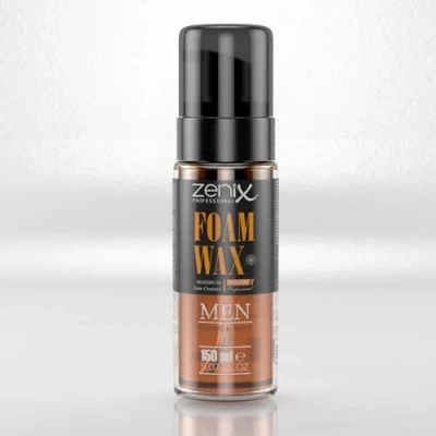 Abbildung von Zenix Foam Wax OUD 150ml Styling Schaum für Männer Haarprodukt mit Starkem Halt Stylingprodukt Struktur, Volumen &amp; Glanz Haar Mousse Herren Maskuliner Duft