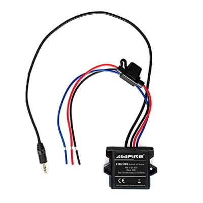 Abbildung von AMPIRE BTR200X Universeller Bluetooth Receiver fürs Auto, 3.5mm Klinke, 12 Volt