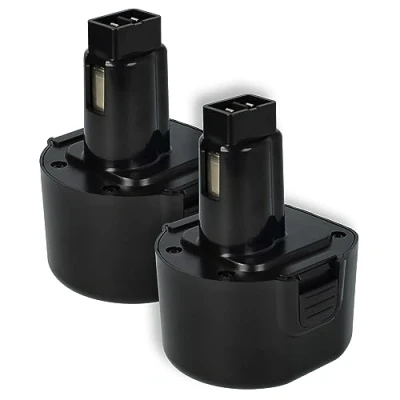 Abbildung von vhbw 2X Akku Ersatz für ELU EZWA29, EZWA30, EZWA31, EZWA37 Elektrowerkzeug (1500 mAh, NiMH, 9,6 V)