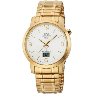 Abbildung von MASTER TIME Funkuhr Basic, MTGA 10312 12M, Armbanduhr, Quarzuhr, Herrenuhr, Datum, Leuchtzeiger
