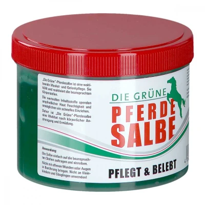 Abbildung von Pferdesalbe die Grüne 500 ml