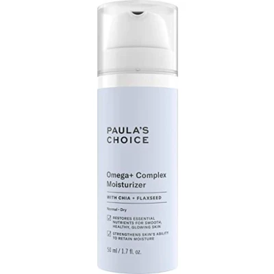 Abbildung von Paula&#039;s Choice OMEGA+ COMPLEX Nachtcreme Feuchtigkeitscreme Gesicht Pflegt und Regeneriert Stärkt die Natürliche Hautschutzbarriere mit Chia Leinsamen Normale bis Trockene Haut 50 ml
