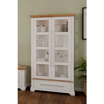 Abbildung von Home affaire Vitrine &quot;Meliss&quot;, Höhe 169 cm, Kiefer massiv