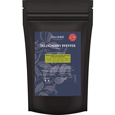 Abbildung von 250g Tellicherry Pfeffer schwarz, ganz Saliamo