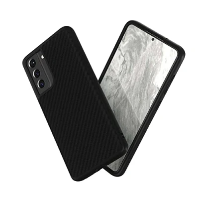 Abbildung von RhinoShield Case kompatibel mit [Samsung Galaxy S21 FE] SolidSuit Stoßdämpfende &amp; schlanke Schutzhülle Premium Finish 3.5 Meter Fallschutz Karbonfaser Textur