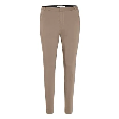 Abbildung von InWear Damen VanessaIW Pant Slim fit Regular Waist Ankle Length Hose, Sandy Grey,