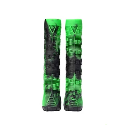 Abbildung von Blunt Stunt Scooter Hand Griffe V2 Soft Long + 2 x Barends (grün/schwarz)