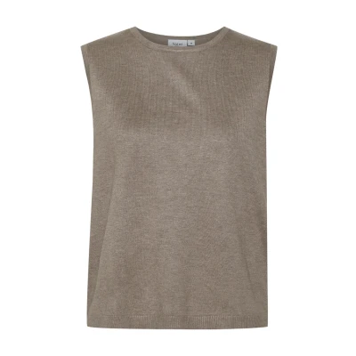 Abbildung von Saint Tropez MILA VEST Strickpullover, Damen, Größe: XS, Atmos melange