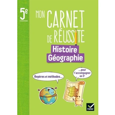 Abbildung von Mon Carnet de réussite Histoire Géographie 5e Ed. 2024 élève