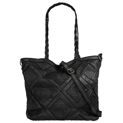 Abbildung von Samantha Look Shopper, echt Leder, Made in Italy