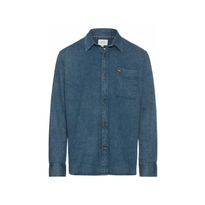 Abbildung von camel active Langarm Hemd, Herren, Größe: XL, Night blue