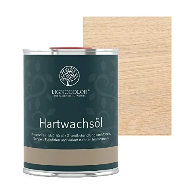 Abbildung von Lignocolor Hartwachsöl Holzöl für den Innenbereich (1 L, Sandstein)